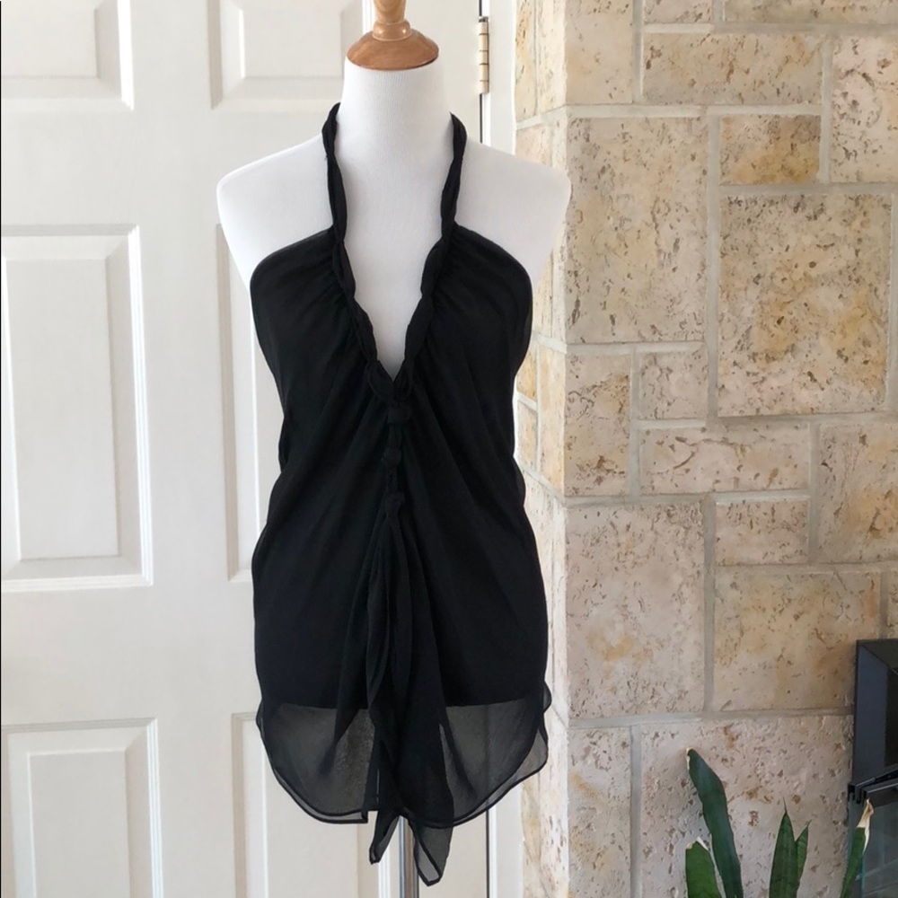 Chiffon halter top